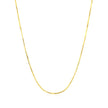 14k Yellow Gold Octagonal Shiny Snake Chain 0.8mm