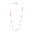 Adjustable Cable Chain in 14k Rose Gold (0.97 mm) - Necklaces - Custom Crafting Alliance, LLC