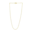 Adjustable Cable Chain in 14k Yellow Gold (0.97 mm) - Necklaces - Custom Crafting Alliance, LLC