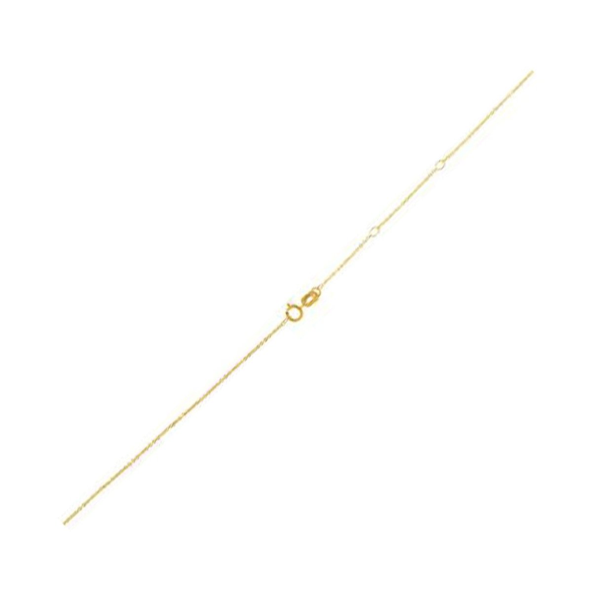 Adjustable Cable Chain in 14k Yellow Gold (0.97 mm) - Necklaces - Custom Crafting Alliance, LLC