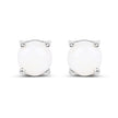 1.18 Carat Genuine Opal .925 Sterling Silver Earrings