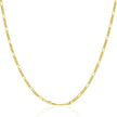14k Yellow Gold Solid Figaro Chain 1.9mm