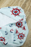 Ahoy Little One Hooded Baby Towel - Hooded Towels - Custom Crafting Alliance, LLC