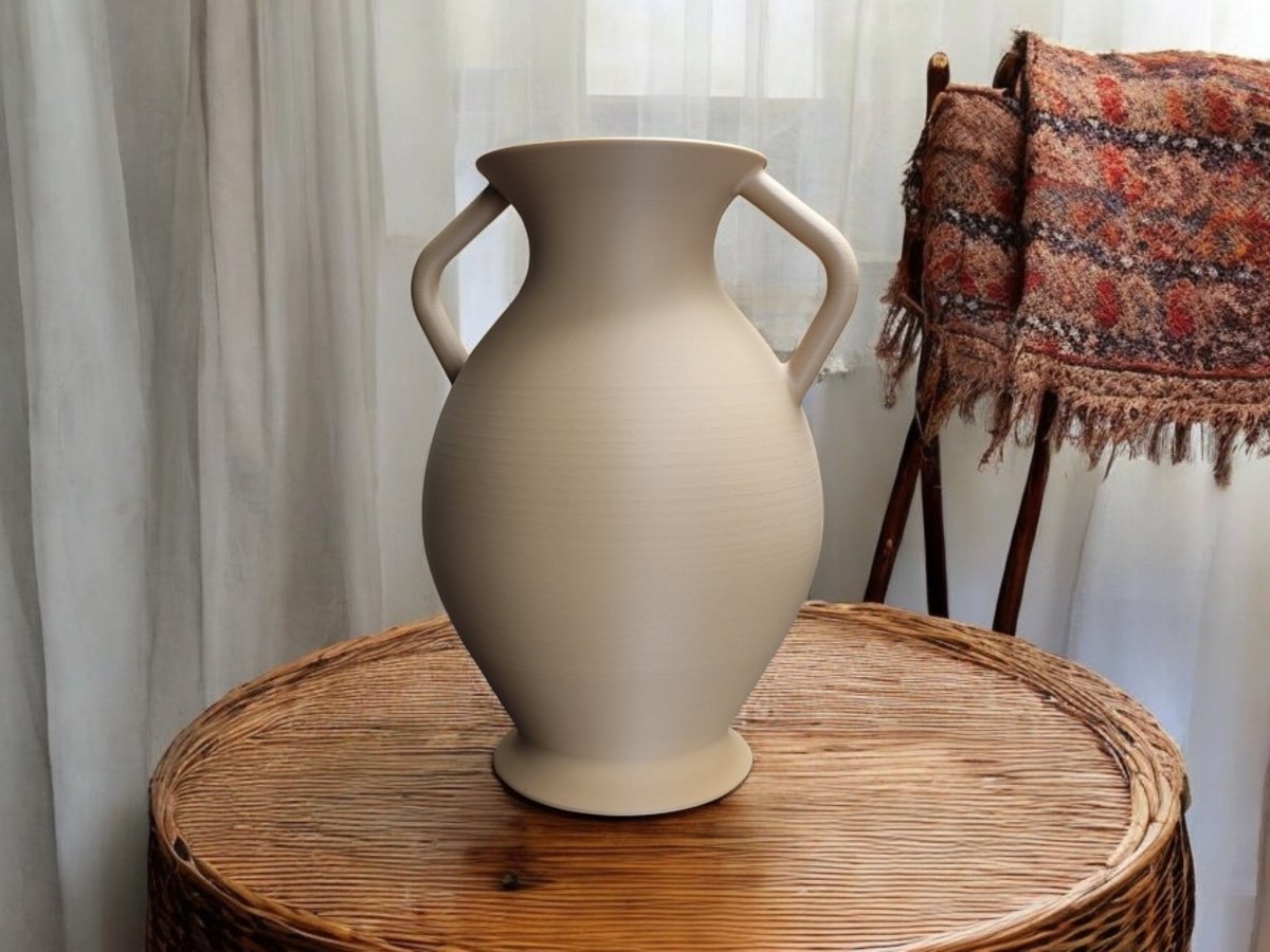 Ancient Greek Amphora Replica - A Timeless Decorative Vase - Vase - Custom Crafting Alliance, LLC
