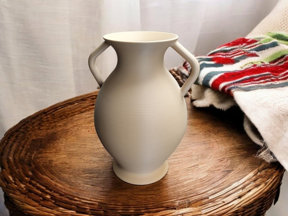Ancient Greek Amphora Replica - A Timeless Decorative Vase - Vase - Custom Crafting Alliance, LLC