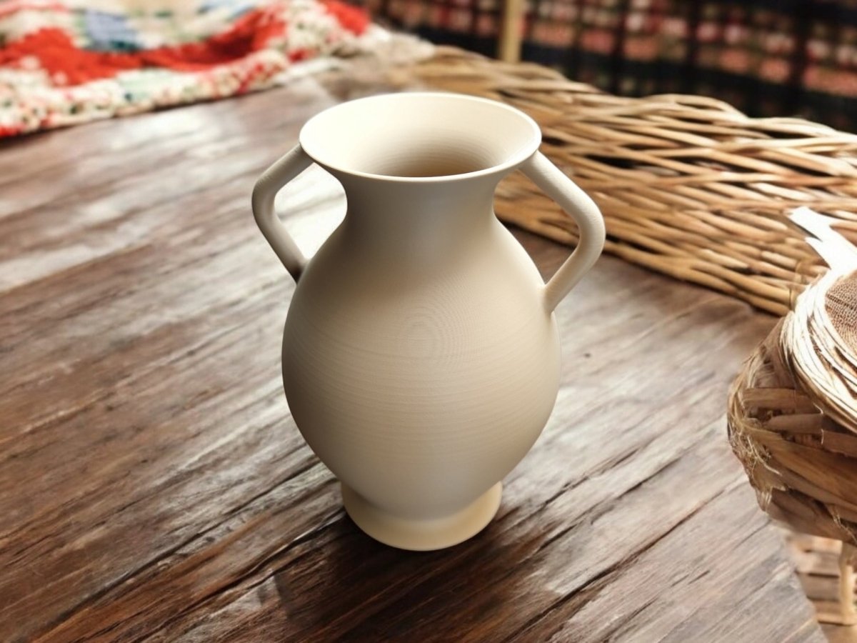 Ancient Greek Amphora Replica - A Timeless Decorative Vase - Vase - Custom Crafting Alliance, LLC
