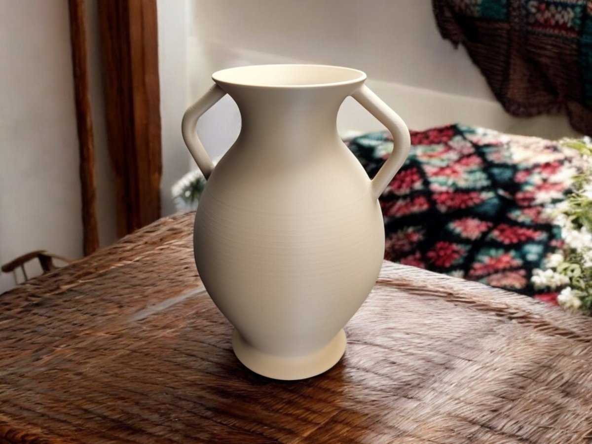 Ancient Greek Amphora Replica - A Timeless Decorative Vase - Vase - Custom Crafting Alliance, LLC