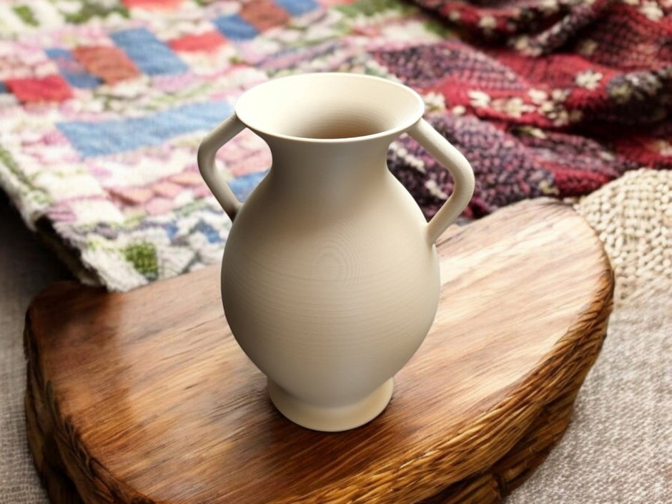 Ancient Greek Amphora Replica - A Timeless Decorative Vase - Vase - Custom Crafting Alliance, LLC