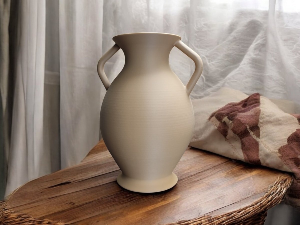 Ancient Greek Amphora Replica - A Timeless Decorative Vase - Vase - Custom Crafting Alliance, LLC