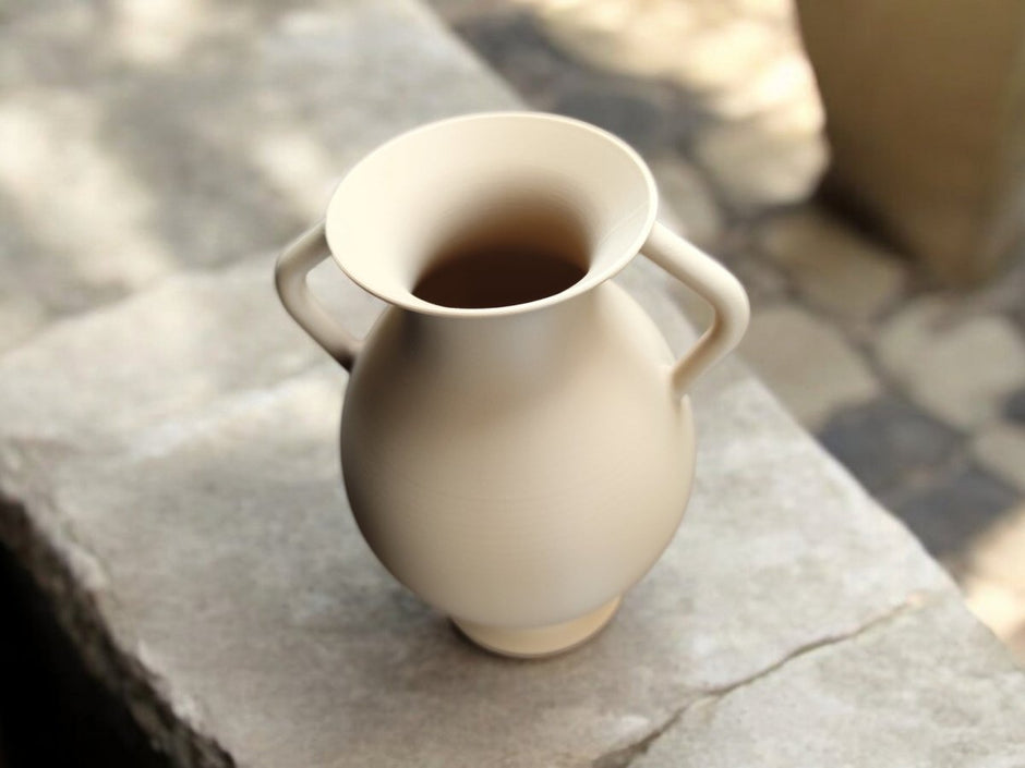 Ancient Greek Amphora Replica - A Timeless Decorative Vase - Vase - Custom Crafting Alliance, LLC