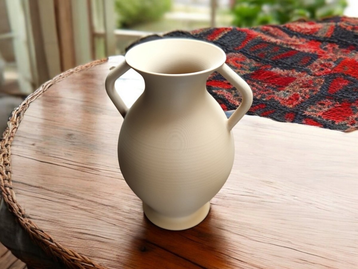 Ancient Greek Amphora Replica - A Timeless Decorative Vase - Vase - Custom Crafting Alliance, LLC