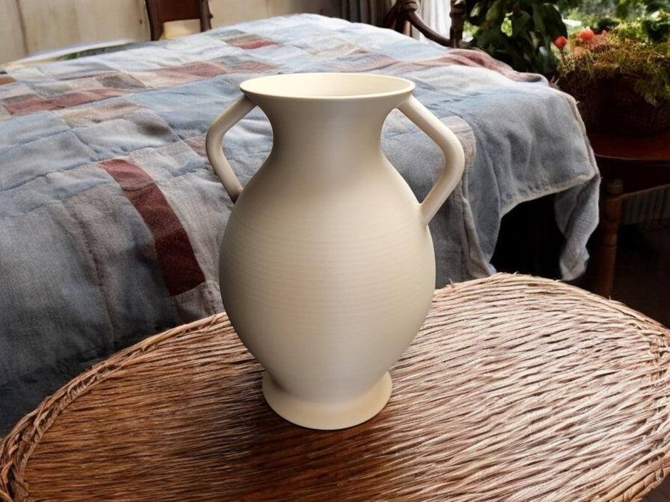 Ancient Greek Amphora Replica - A Timeless Decorative Vase - Vase - Custom Crafting Alliance, LLC
