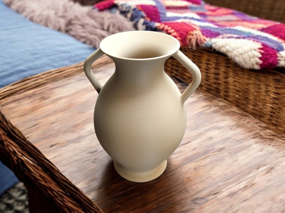 Ancient Greek Amphora Replica - A Timeless Decorative Vase - Vase - Custom Crafting Alliance, LLC