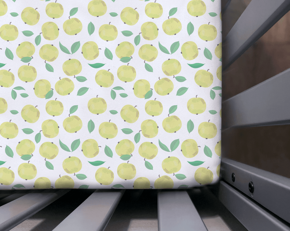 Apple of My Eye Crib Sheet - Crib Sheet - Custom Crafting Alliance, LLC