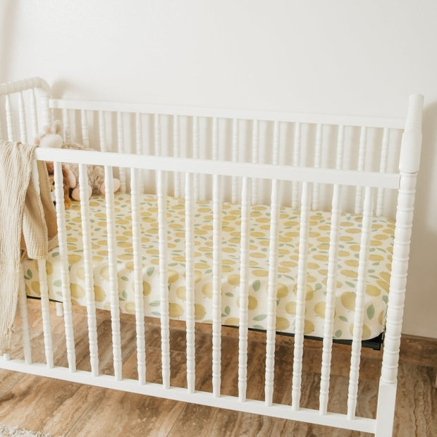 Apple of My Eye Crib Sheet - Crib Sheet - Custom Crafting Alliance, LLC