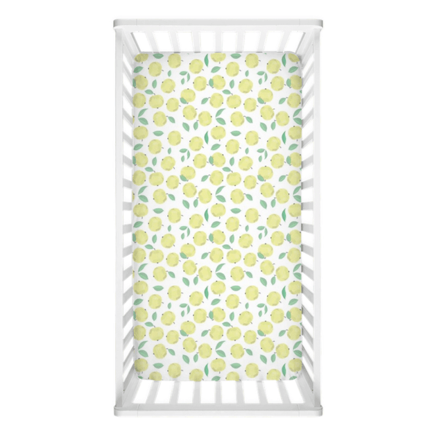 Apple of My Eye Crib Sheet - Crib Sheet - Custom Crafting Alliance, LLC