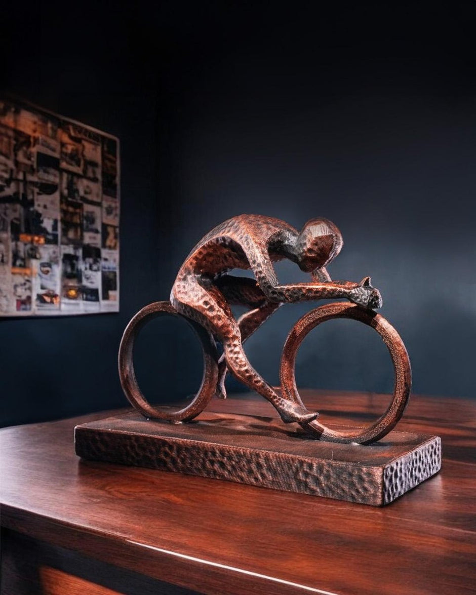 Athletic Motion Sculpture, 3D Printed Sports Art Decor, Modern Athlete Figure for Home Gym or Office, Unique Sports Gift - Artwork - Custom Crafting Alliance, LLC