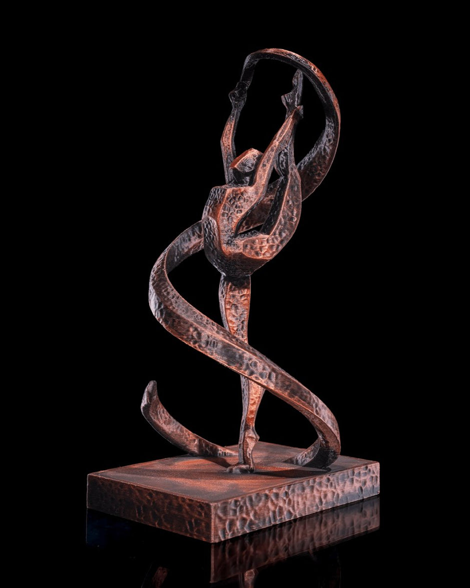 Athletic Motion Sculpture, 3D Printed Sports Art Decor, Modern Athlete Figure for Home Gym or Office, Unique Sports Gift - Artwork - Custom Crafting Alliance, LLC