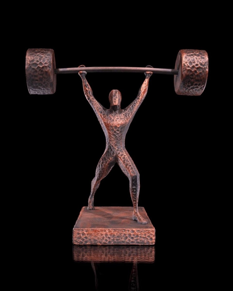Athletic Motion Sculpture, 3D Printed Sports Art Decor, Modern Athlete Figure for Home Gym or Office, Unique Sports Gift - Artwork - Custom Crafting Alliance, LLC
