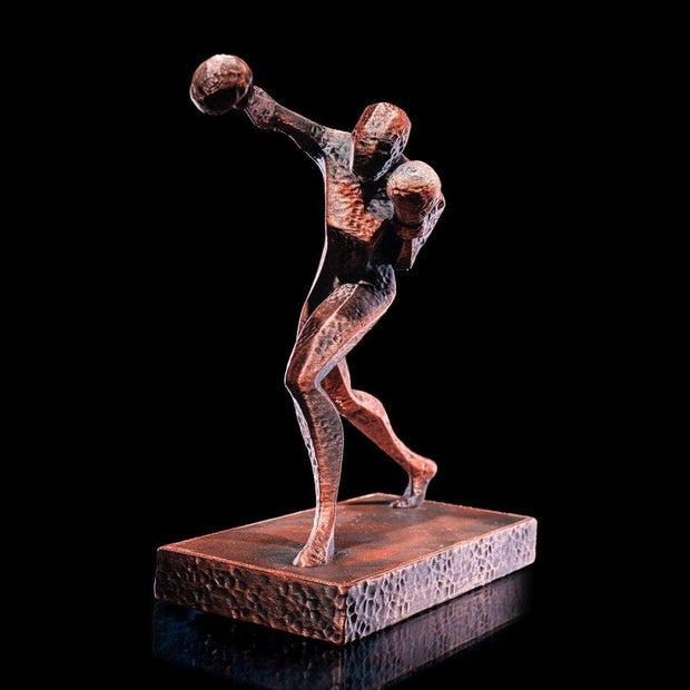 Athletic Motion Sculpture, 3D Printed Sports Art Decor, Modern Athlete Figure for Home Gym or Office, Unique Sports Gift - Artwork - Custom Crafting Alliance, LLC