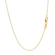 Double Extendable Cable Chain in 14k Yellow Gold (1.0mm)