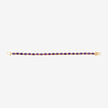 7.98 Carat Genuine Amethyst .925 Sterling Silver Bracelet