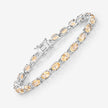 9.03 Carat Genuine Citrine .925 Sterling Silver Bracelet