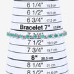 3.78 Carat Genuine Emerald .925 Sterling Silver Bracelet