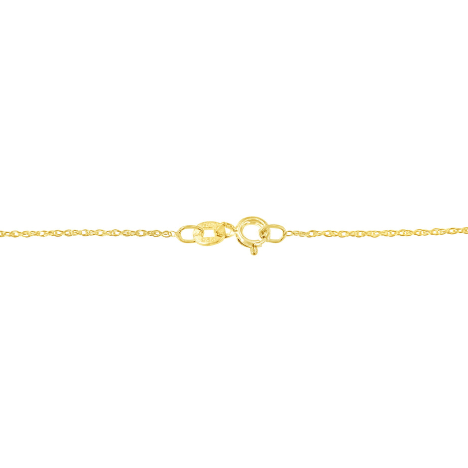 14K Yellow Gold Plated .925 Sterling Silver 1.0 Cttw Round and Baguette-Cut Diamond Composite Hearth 18