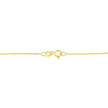 14K Yellow Gold Plated .925 Sterling Silver 1.0 Cttw Round and Baguette-Cut Diamond Composite Hearth 18