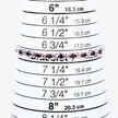 1.80 Carat Genuine Garnet .925 Sterling Silver Bracelet