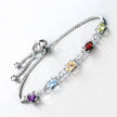 2.24 Carat Genuine Multi Stone .925 Sterling Silver Bracelet