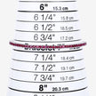 4.44 Carat Genuine Ruby .925 Sterling Silver Bracelet