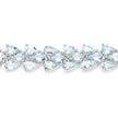 14.11 Carat Genuine Aquamarine .925 Sterling Silver Bracelet
