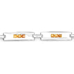 2.52 Carat Genuine Yellow Sapphire .925 Sterling Silver Bracelet