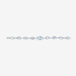 20.70 Carat Genuine Blue Topaz .925 Sterling Silver Bracelet