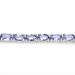 8.75 Carat Genuine Tanzanite .925 Sterling Silver Bracelet