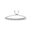 .925 Sterling Silver 1/4 Cttw Diamond Marquise Shaped Link 4