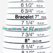 5.77 Carat Genuine Emerald and White Topaz .925 Sterling Silver Bracelet
