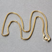 14k Yellow Gold Solid Round Box Chain 2.5 mm