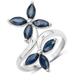 1.75 Carat Genuine Blue Sapphire .925 Sterling Silver Ring