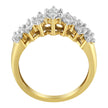 10K Yellow Gold Round Diamond Ring (1 cttw, J-K Color, I1-I2 Clarity)