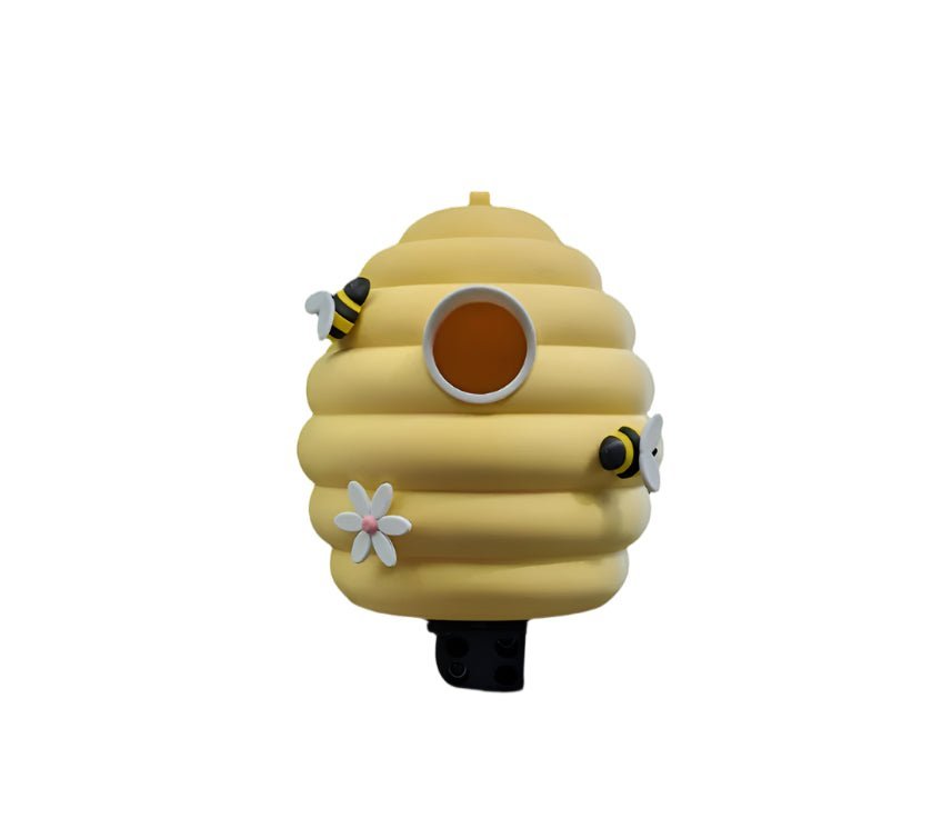 Beehive Bliss Birdhouse – Adorable Beehive Outdoor Birdhouse – Whimsical Garden Decor for Bird Lovers & Nature Fans – Fun Gag Gift for Backyard, Porch, or Garden – Weather - Resistant - Bird House - Custom Crafting Alliance, LLC