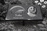 Black Granite Engraved Plaque – Custom Memorial, Recognition & Property Marker with Stand - Memorial Stone - Custom Crafting Alliance, LLC