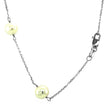 14k White Gold Necklace with White Pearls