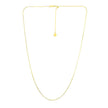 14k Yellow Gold Adjustable Snake Chain 0.85mm