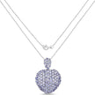 6.01 Carat Genuine Tanzanite .925 Sterling Silver Pendant