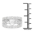 0.31 Carat Genuine White Diamond .925 Sterling Silver Ring