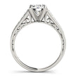 14k White Gold Cathedral Design Diamond Engagement Ring (1 1/4 cttw)