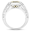 5.65 Carat Genuine Lemon Quartz .925 Sterling Silver Ring